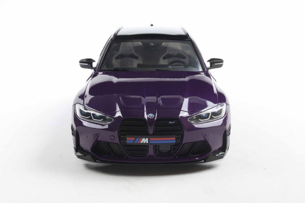 Miniature 1:18 BMW M3 (G81) TOURING WITH PERFORMANCE PARTS FROZEN PURE... 1/18