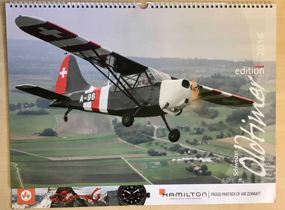 Flugzeug Kalender Schweizer Oldtimer - Cockpit Edition 2016 | Kaufen