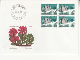 SBK 516 im 4er-Block FDC