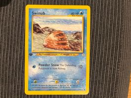 Pokemon Swinub 1.Edition Non Holo Neo Genesis