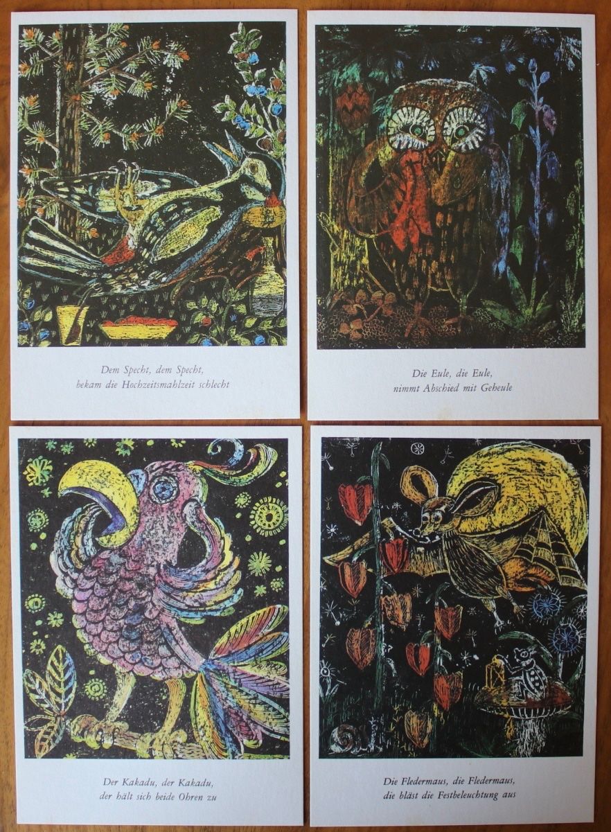 Cartoline postali: AK Vogelhochzeit – Usato da Uster venduto da Ken1ari 1