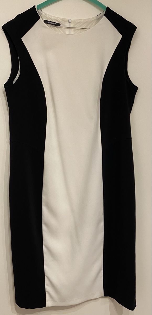 Navyboot Robes: NAVYBOOT Kleid Gr. 44 schwarz/weiss – D'occasion à Volketswil par Flamingo_66