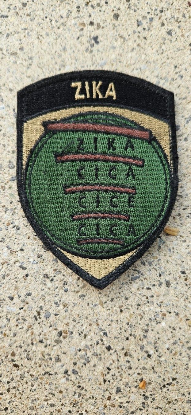 Schweizer Armee Placchette & Badge: *** Badge ZIKA mit klett  *** – Usato da Riedholz venduto da fr_sIruP