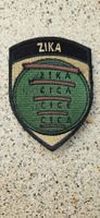 *** Badge ZIKA mit klett  ***