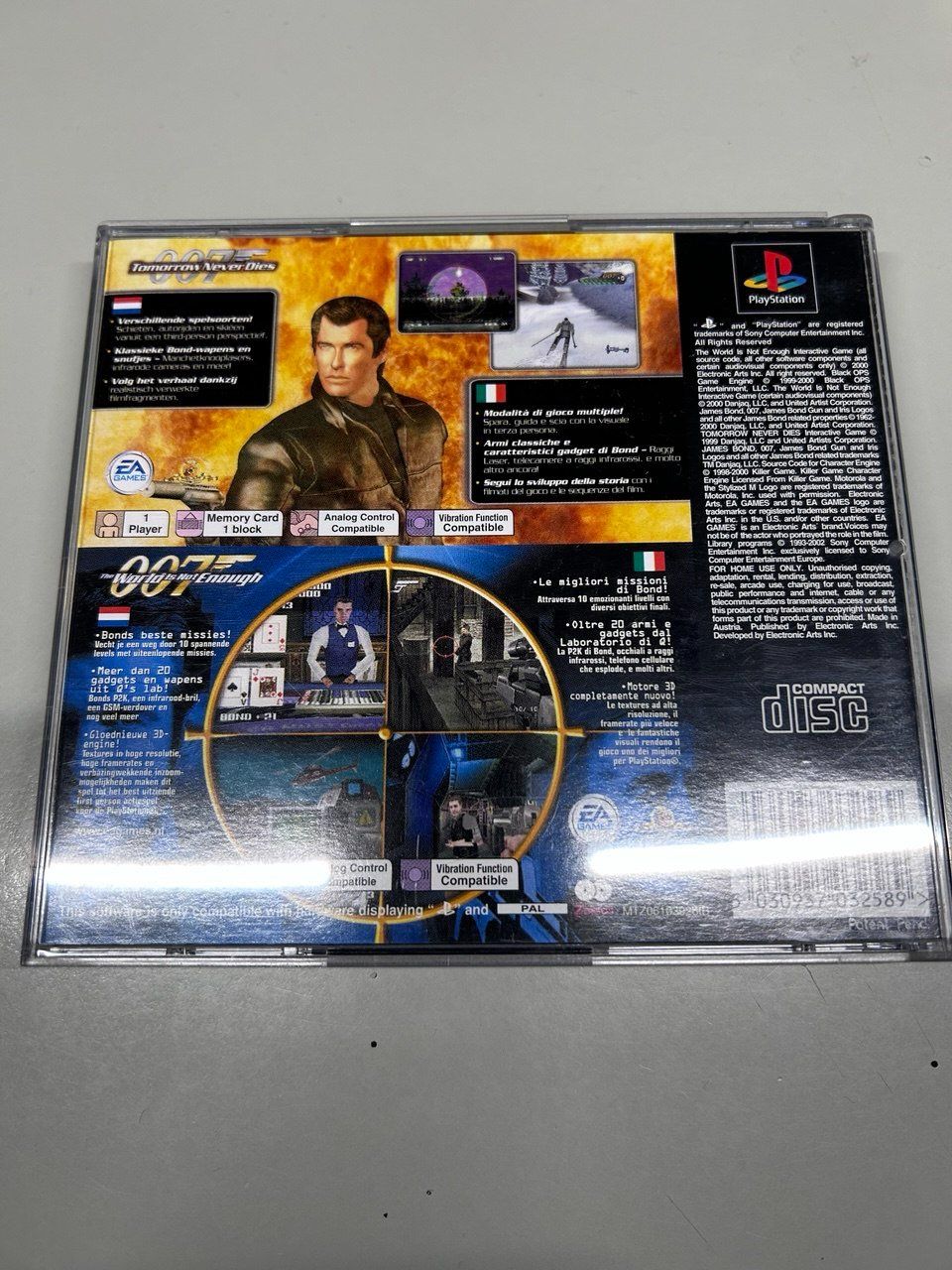 Sony Giochi: Due giochi di 007 PlayStation 1 – Usato da Giubiasco venduto da LorisVale 1