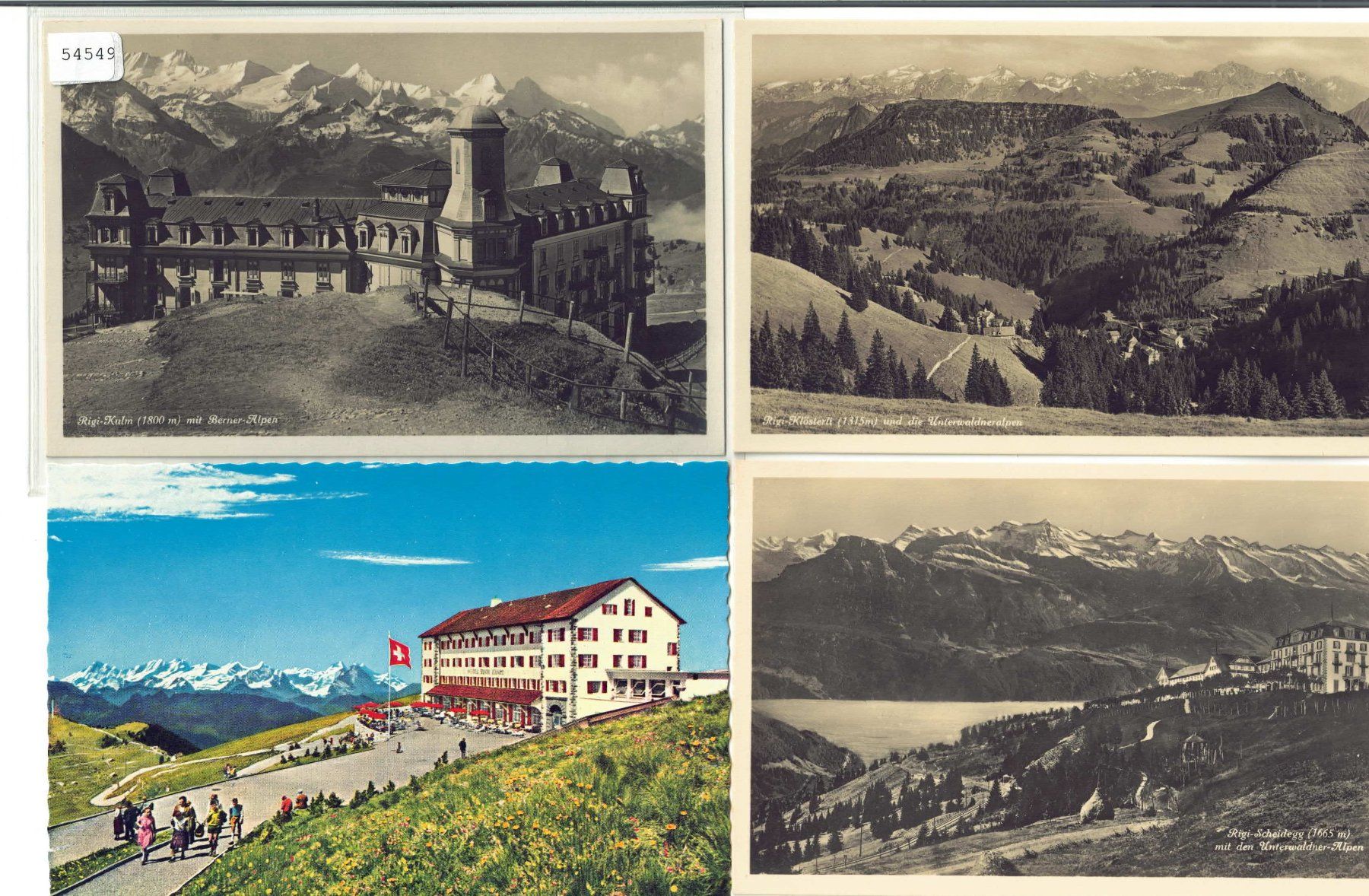 Ansichtskarten: 4 AK - Rigi – Gebraucht aus Ettingen von Kartenplanet