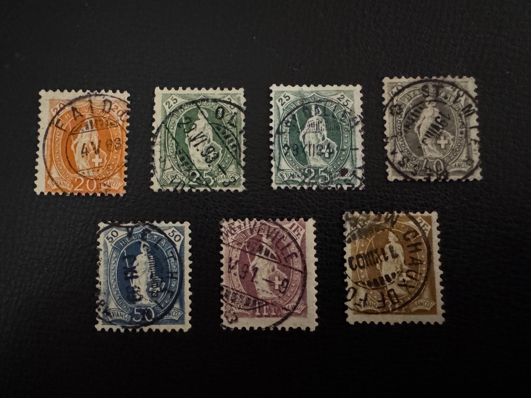 Tutti i francobolli: Stehende Helvetia 1882-1893, Kontrollzeichen Typ A, gest. – Usato da Stallikon venduto da HILDECH1