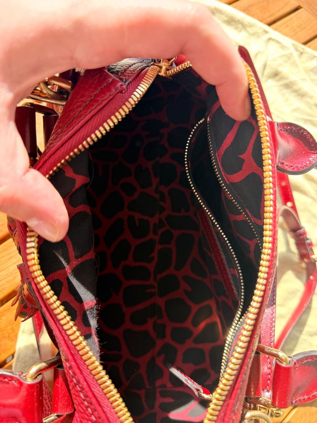 Burberry Borse da donna: Burberry Handtasche Leder in Rot – Nuovo (secondo la descrizione) da Brütten venduto da Rod816 5