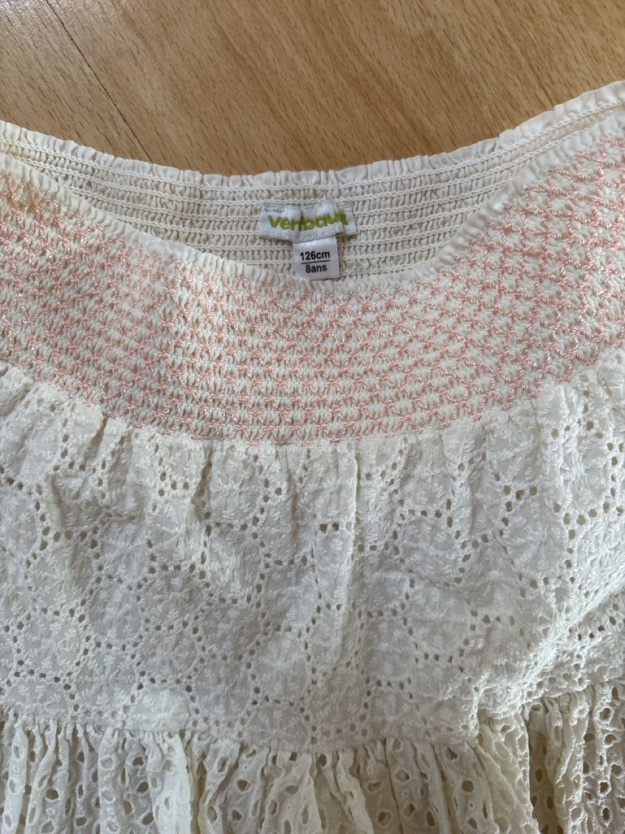 Vestiti & Gonne: Jupe Verbaudet crème taille 8 ans broderies – Nuovo (secondo la descrizione) da Lonay venduto da hau_2pyt 2