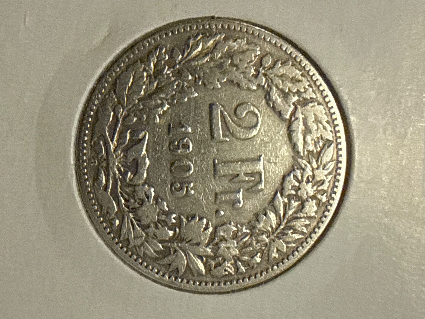 Tutti le monete: Swiss 2 francs 1905 Silver Coin – Usato da Pully venduto da ta571 1