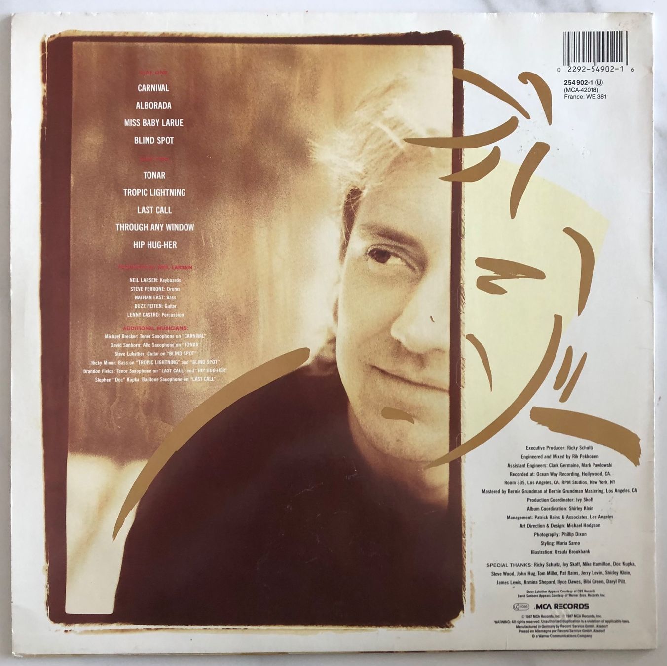 Dischi in vinile: GREG ALLMAN BAND / NEIL LARSEN - THROUGH ANY WINDOW – Usato da Poliez-Pittet venduto da Newtown-Records 1