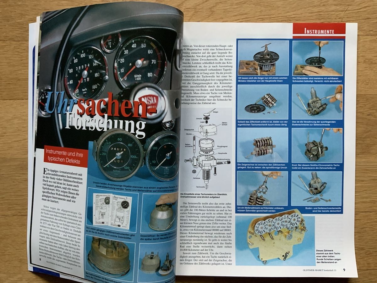 Automobili: Oldtimer Markt Sonderheft Instrumente / Radio / Sitze – Nuovo (secondo la descrizione) da Frauenfeld venduto da CSM71 2