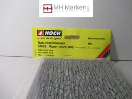 Noch 58065 Natursteinmauer Handkoloriert extra lang 1:87 H0