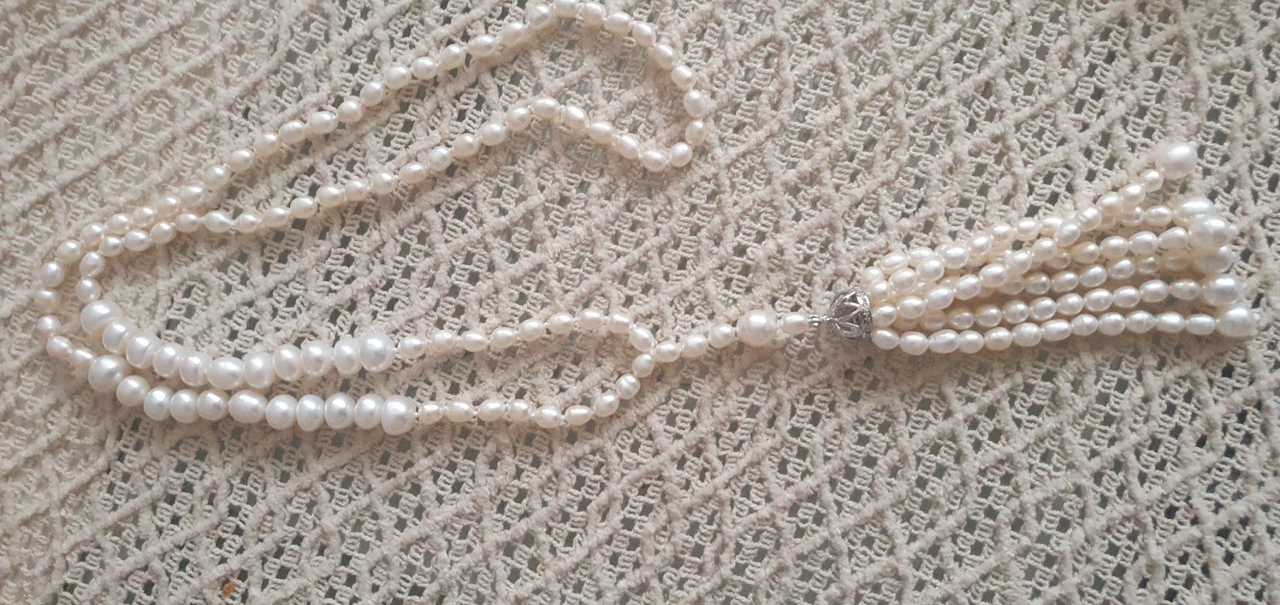 Catenine: Perlenkette mit Quaste – Nuovo (secondo la descrizione) da Kefikon TG venduto da Livline