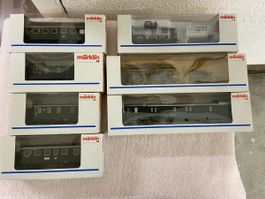 Märklin HO Modellbahn Set OVP 7-teilig