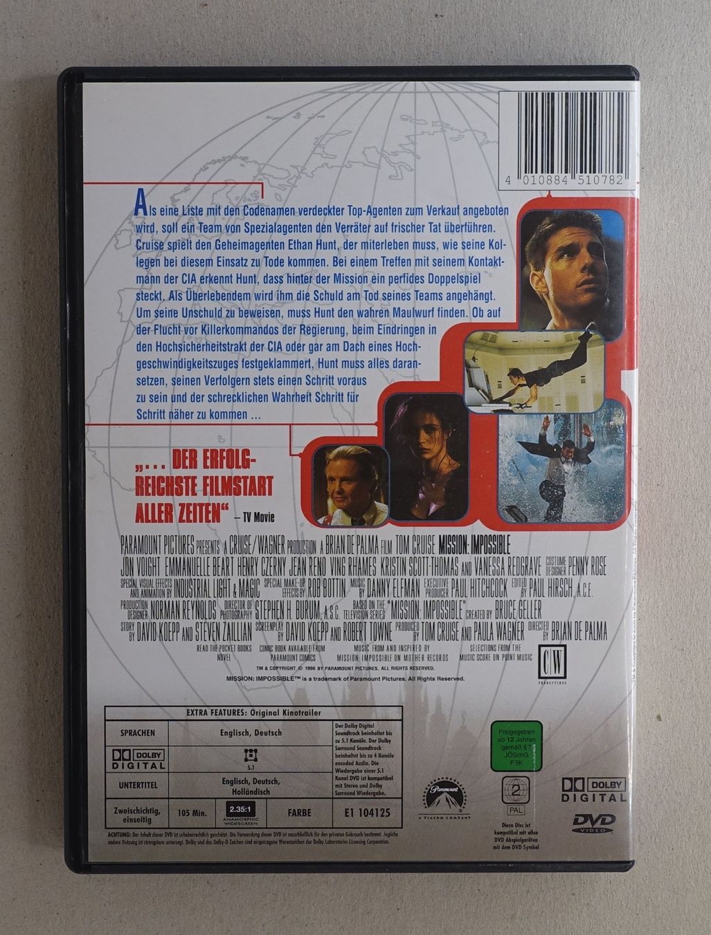 Tutti i DVDs: Mission: Impossible - DVD mit Tom Cruise – Usato da Sessa venduto da fraenklishop 1