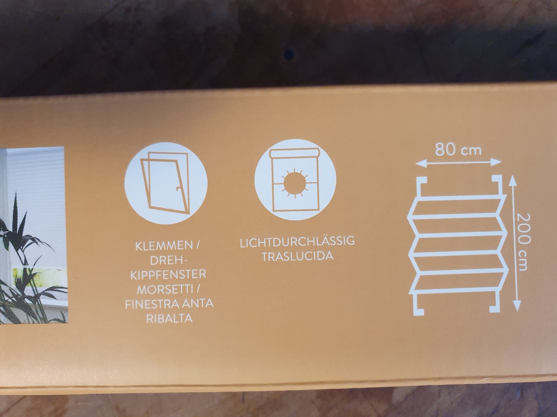 Tende da sole: Plissee-Rollo 80 x 200 cm – Usato da Zürich venduto da loosebone 2