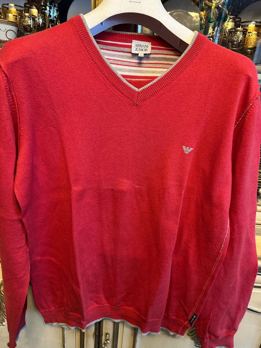 Armani Maglioni & Felpe: Pull Giorgio Armani coton Giorgio Armani Pullover Baumwolle – Nuovo (secondo la descrizione) da Genève venduto da Mycollection