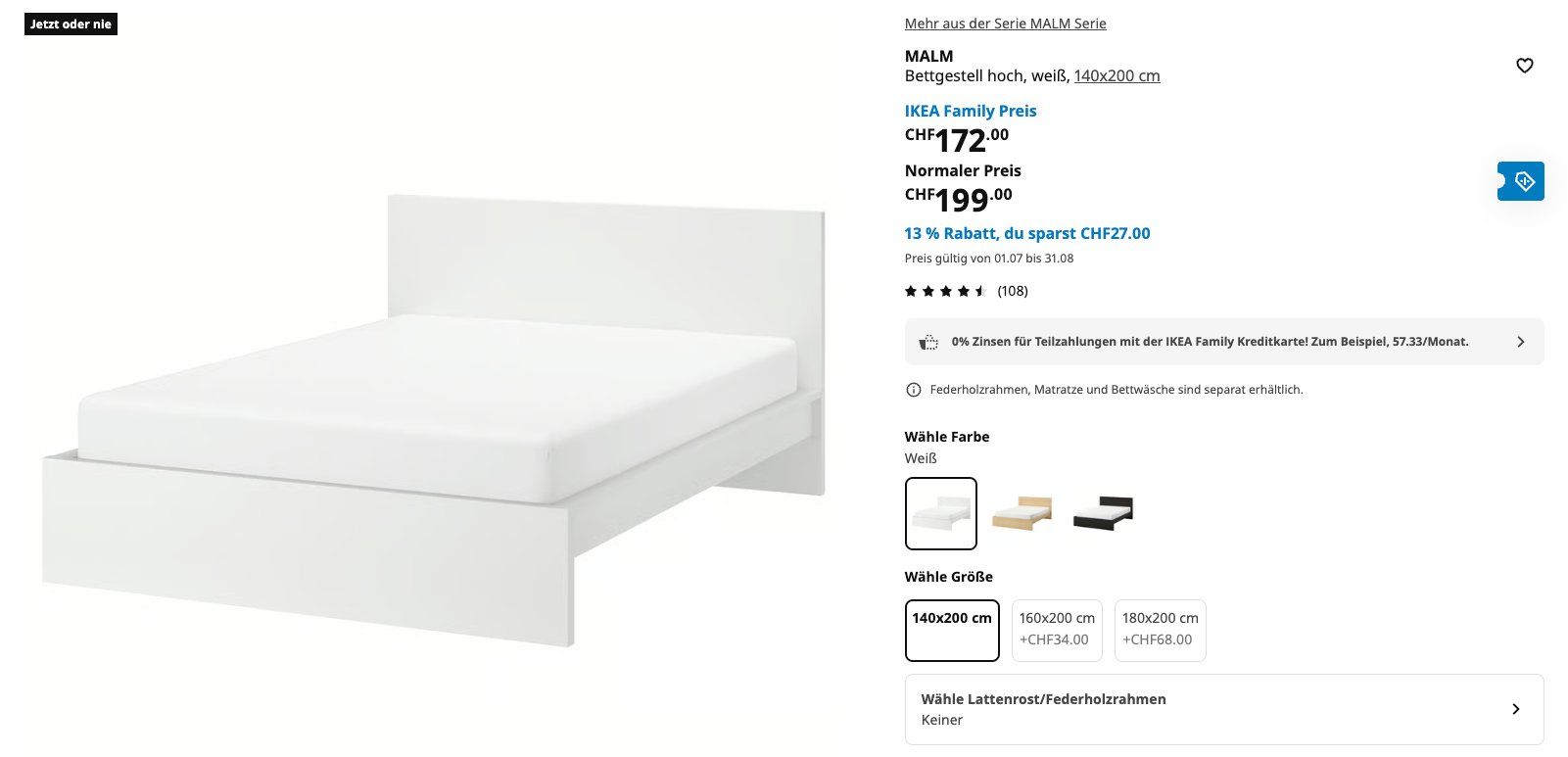 Ikea Lits: IKEA MALM Bett – D'occasion à St. Gallen par Le_monski 2