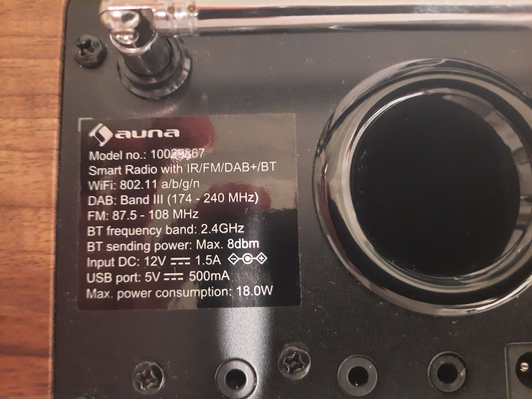 Radio: Auna Connect 120 / Model-no. 10029867 – Usato da Reinach BL venduto da Yellsu 3