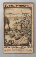 Alte Landkarte Basel und Basel Land 1924