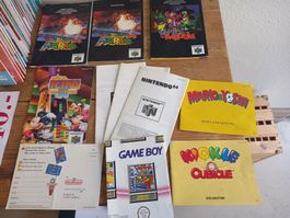 Nintendo 64  verschiedene Gebrauchanleitung