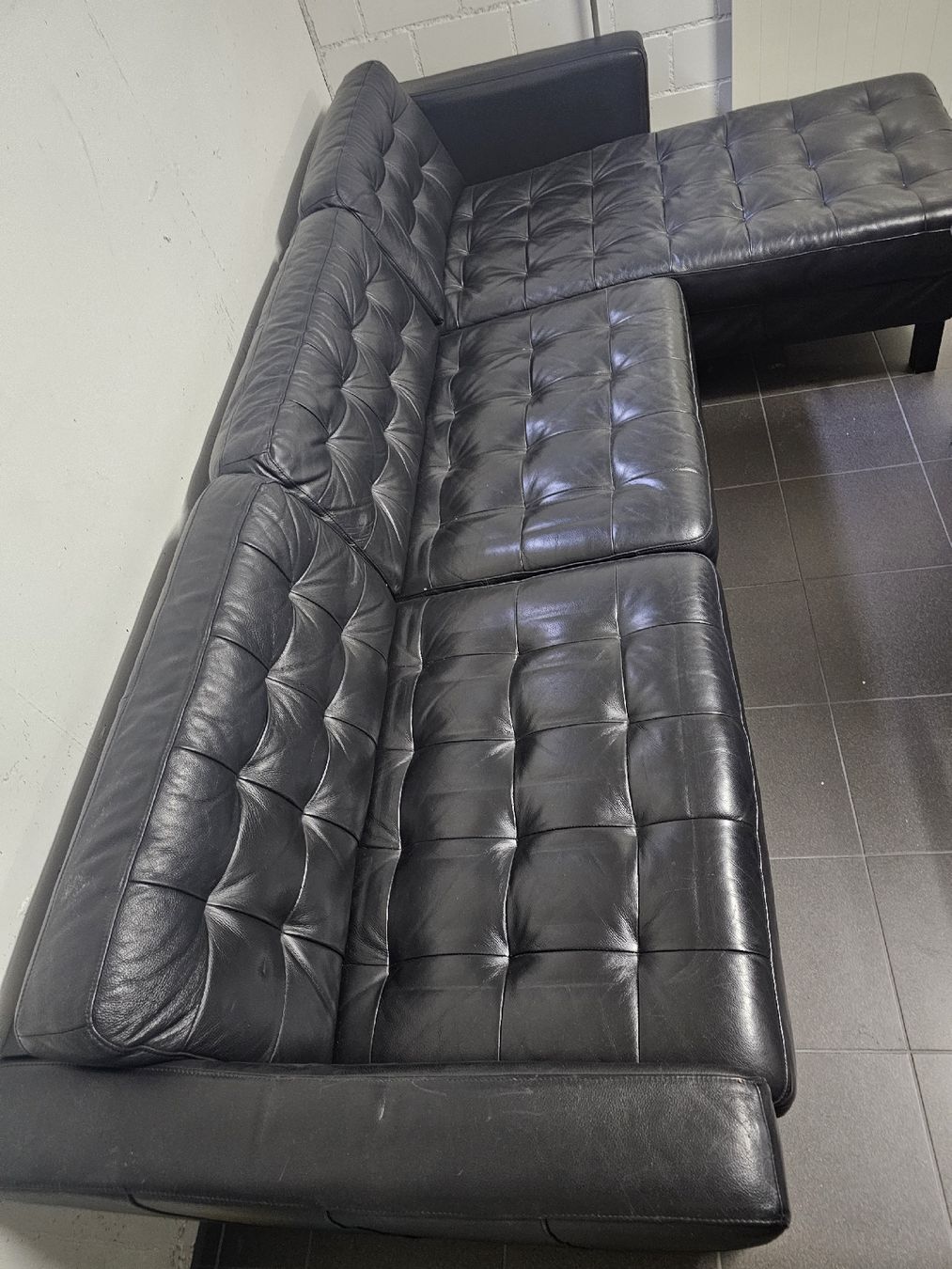 Divani: Ikea Landskrona in Leder mit Recamiere – Usato da Birmensdorf ZH venduto da Simeon84 3