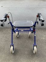 Rollator Premis blau mit Sitz und Korb gebraucht