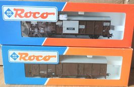 Roco Ho 46415/46415.2 , 2 wagons marchandises ÖBB"Comme neuf