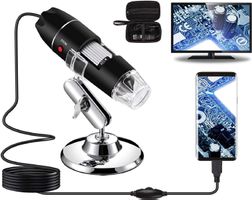 Mini USB-Digital Mikroskop 40x-1000x Kamera 8 LED Licht