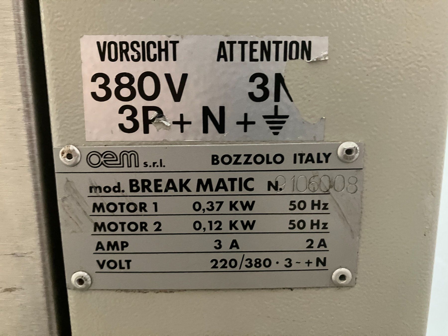 Tutte le macchine: OEM BREAKMATIC Teigportionierer / Teigbearbeitungsmaschine – Usato da Lichtensteig venduto da Buy24International 7