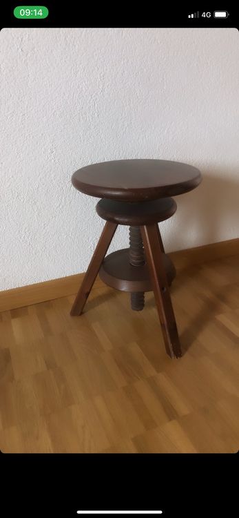 Diwhy Industrielle Thekenhocker (2 Stück) – Höhenverstellbar 52-68 Cm, Metallrahmen, Holz-Rückenlehne, Voll Verschweißt