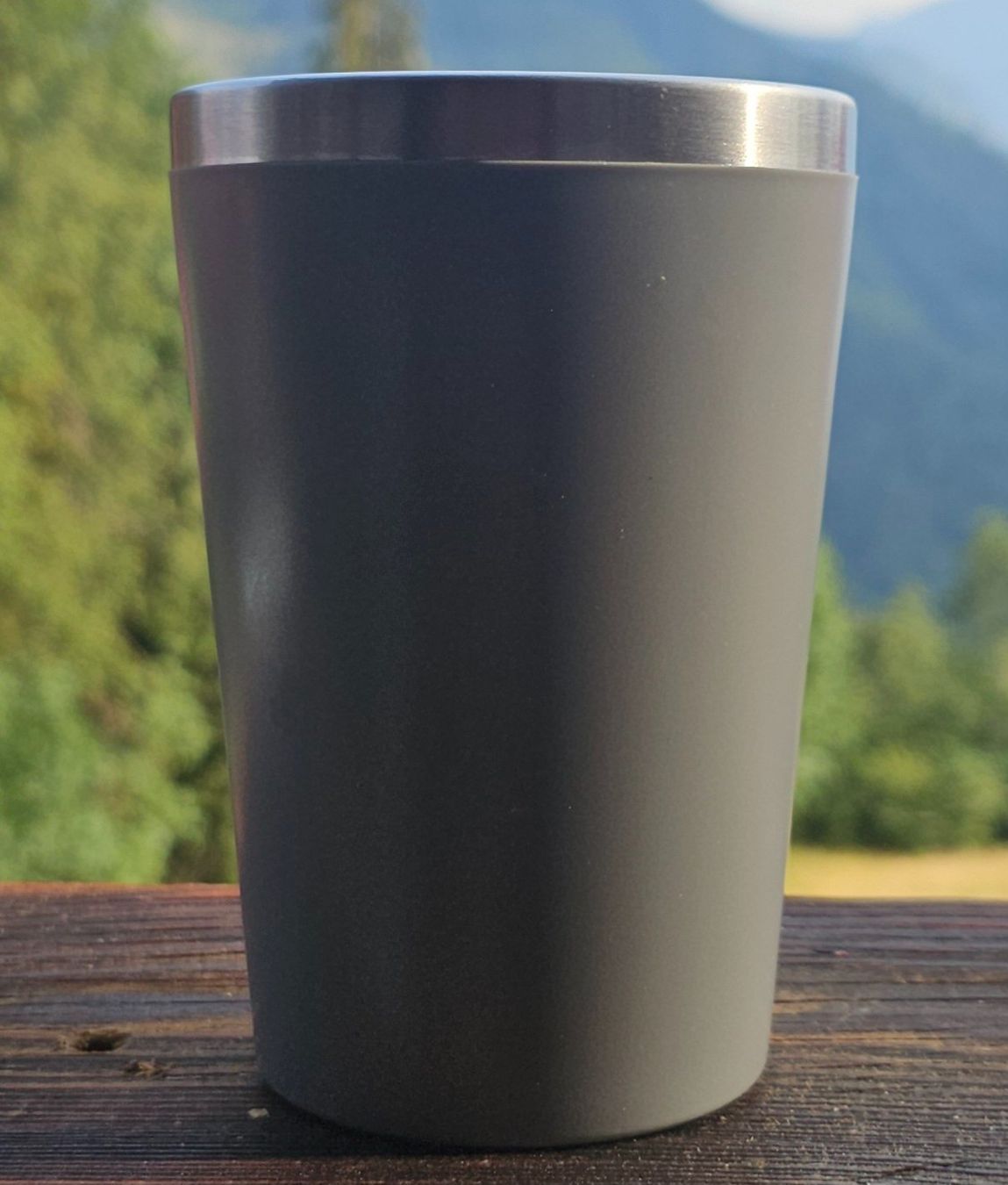 Tasses: Thermos réutilisable gris avec couvercle rabattable – Neuf (Voir description) à Gryon par dra_qxh2