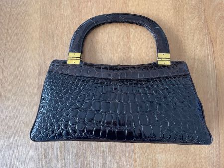 Vintage Tasche aus echtem Krokodilleder