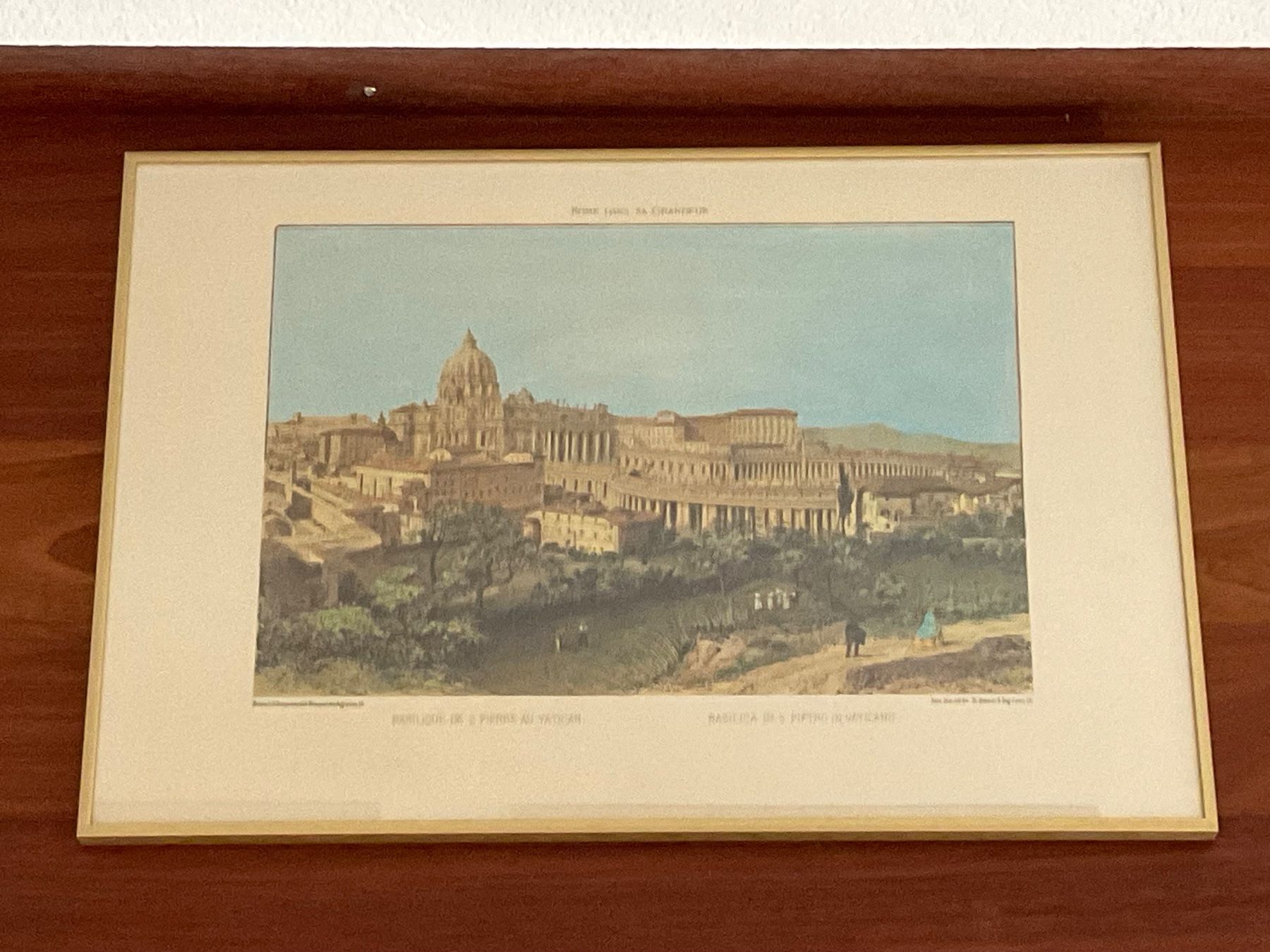 Poster & Bilder: Bild Basilica von Rom Kunstdruck – Gebraucht aus Pfäffikon ZH von Ben0707