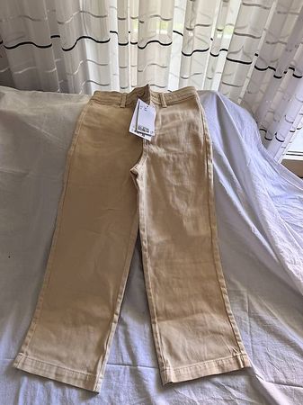 Mädchen Hose in Beige Gr.128
