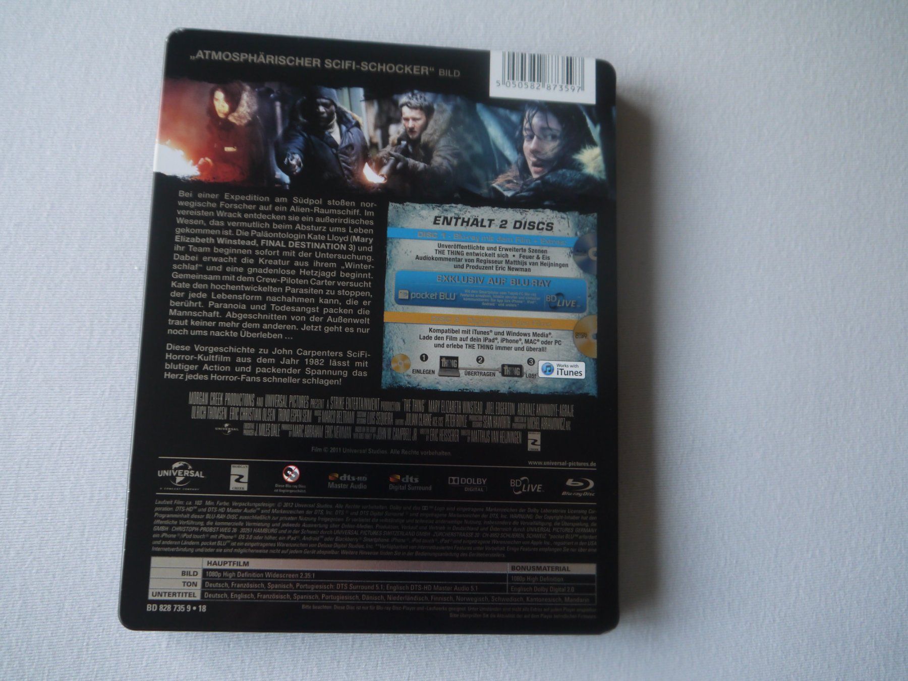 Tutti i DVDs: THE THING(2011) - Steelbook – Usato da Hagendorn venduto da Blaf 1