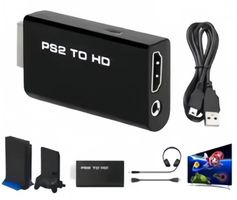 PS2 zu HDMI Konverter - 1080P Full HD für Play Station 2