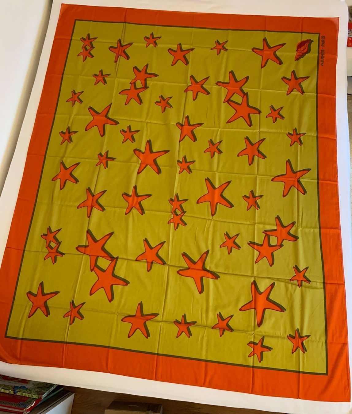 Hermès Foulards, Tücher & Schals: HERMÈS Baumwolltuch /Strandtuch 145x 175 – Neu (gemäss Beschreibung) aus Bützberg von Alexaborn 3