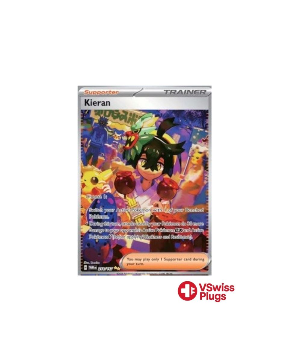 Pokémon Carte collezionabili: Kieran 218/167 EN – Nuovo (secondo la descrizione) da Conthey venduto da Vswissplugs.com