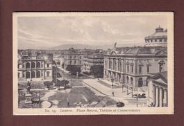 GENEVE - Place Neuve - Théâtre - 1914