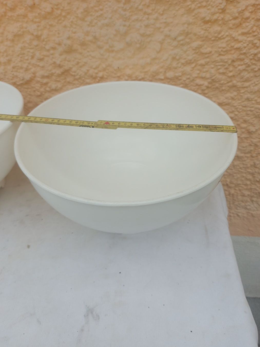 Ciotole: Teig - Schuesseln  weiss 2 Stk. Durchmesser ca. 34cm – Usato da Rheinau venduto da profitronic.shop 1