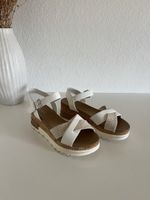 Weisse Graceland Keilabsatz Sandalen Grösse 39 Sommer