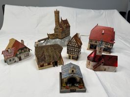 Modelleisenbahn keine Stadt mit Burg
