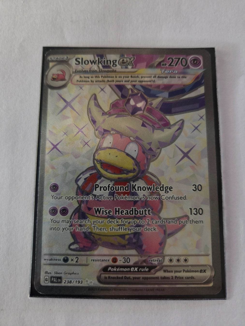 Pokémon Cartes à collectionner: Pokemon Slowking ex – D'occasion à Rothenthurm par nbds