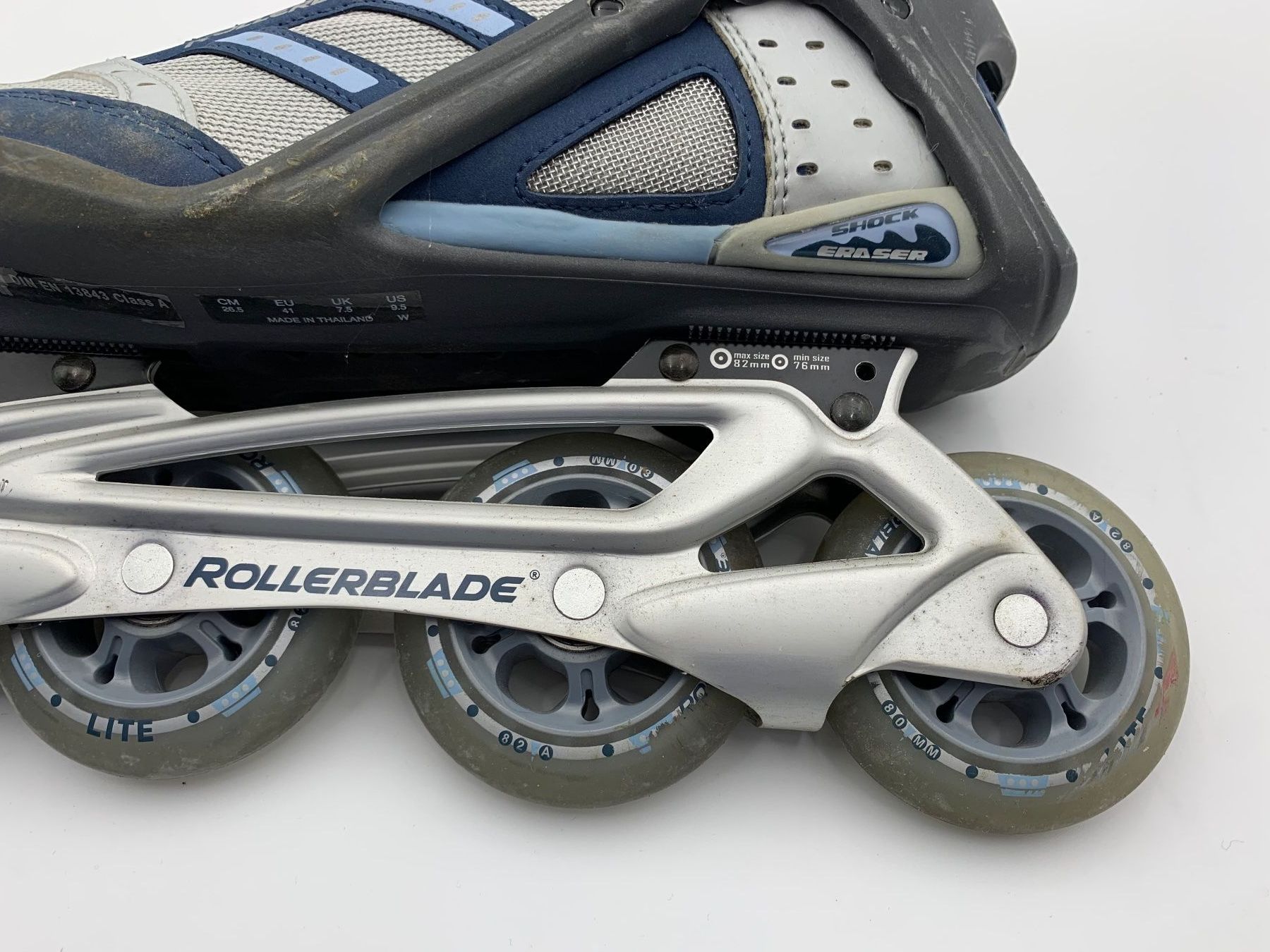 Pattini in linea & Pattini a rotelle: Rollerblade Inline Skates Gr. 41 blau/grau – Usato da Freidorf TG venduto da DOSE61 4