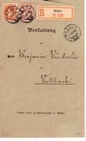R - Brief Möhlin 1893 nach Wallbach