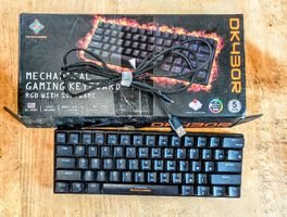 Deltaco Gaming Tastatur DK430R RGB US Layout schwarz