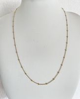 750/18K Gold BEAD Necklace (echt Gold)