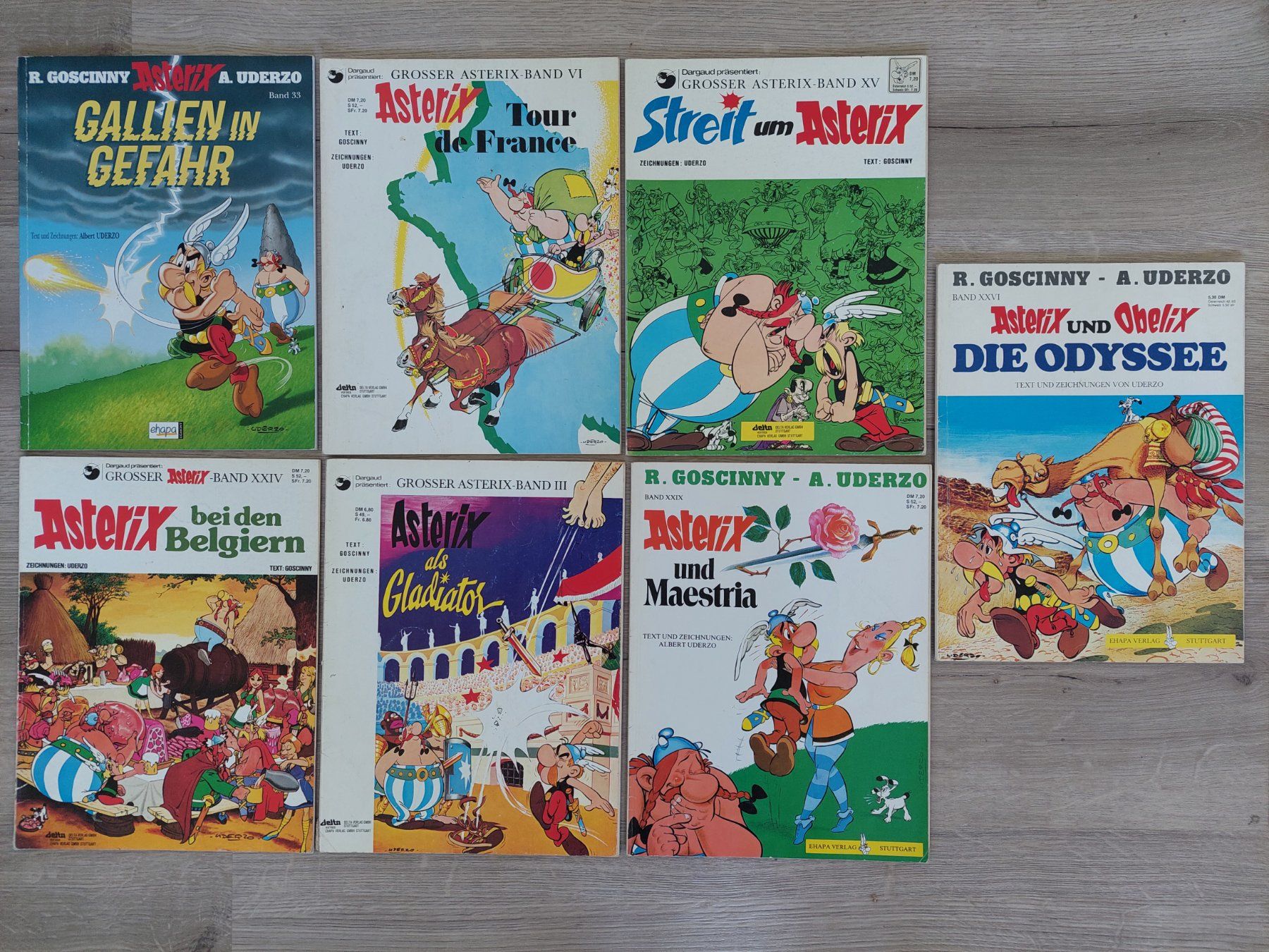 Fumetti: 7 Comics Asterix und Obelix – Usato da Obfelden venduto da Foto_Bild_Kunst_Buch